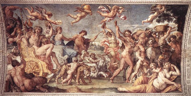 CARRACCI, Annibale Triumph of Bacchus and Ariadne sdg china oil painting image